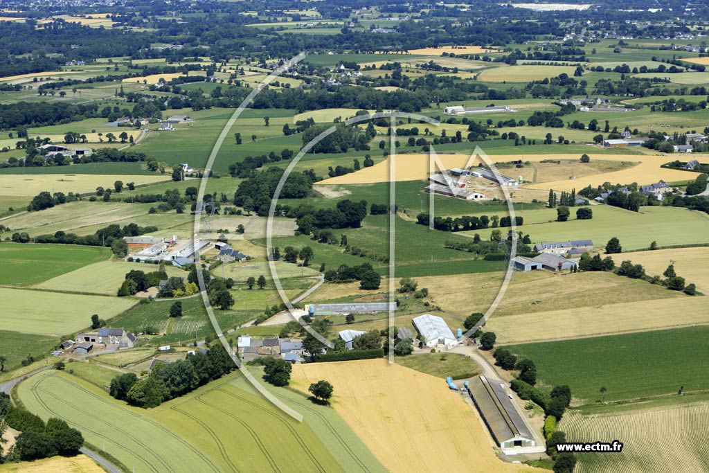 Photo arienne de Brhand (la Ville Grasland)