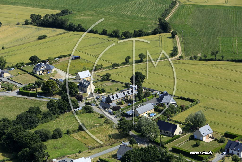 Photo arienne de Cotmieux (la Lande Orhan)