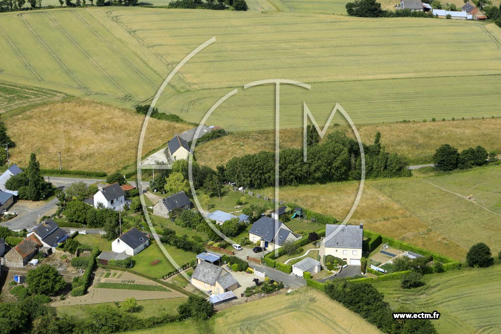 Photo arienne de Cotmieux (la Lande Orhan)