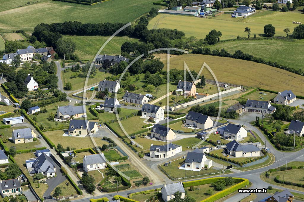 Photo arienne de Cotmieux (les Landes)