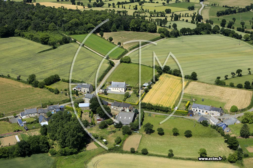 Photo arienne de Hnon (la Roche)