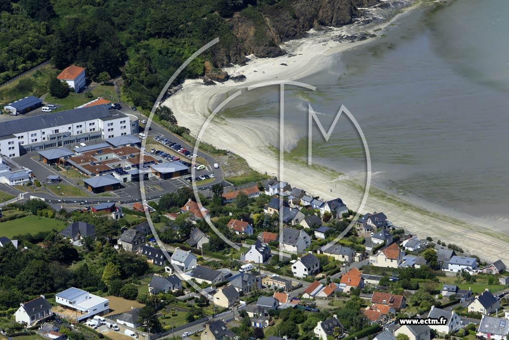 Photo arienne de Plrin (Saint-Laurent de la Mer - Plage des Nouvelles)