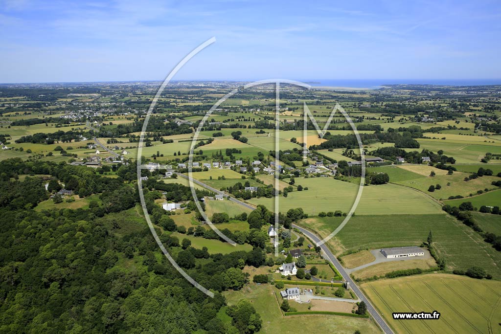 Photo arienne de Quessoy (la Lande Morin)