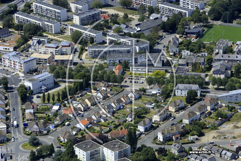 Photo arienne de Saint-Brieuc (Ginglin)