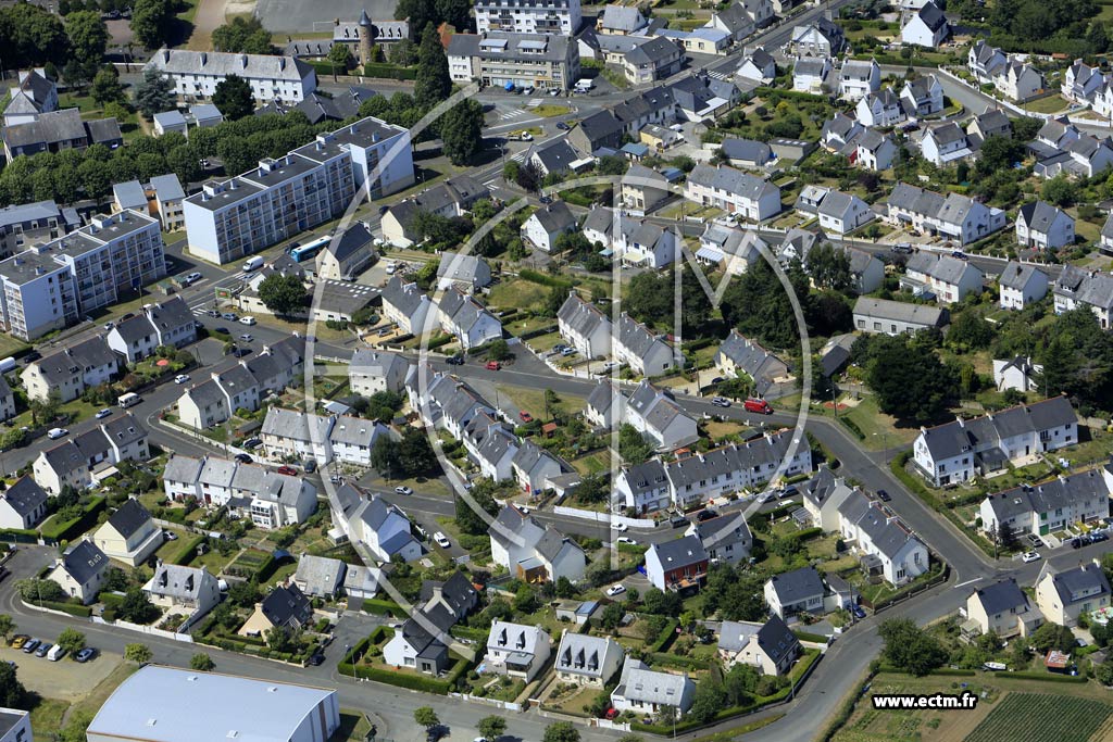 Photo arienne de Saint-Brieuc (Ginglin)