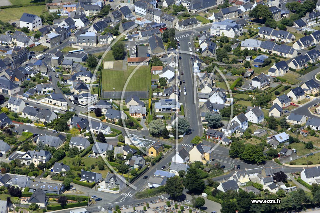 Photo arienne de Saint-Brieuc (Ginglin)