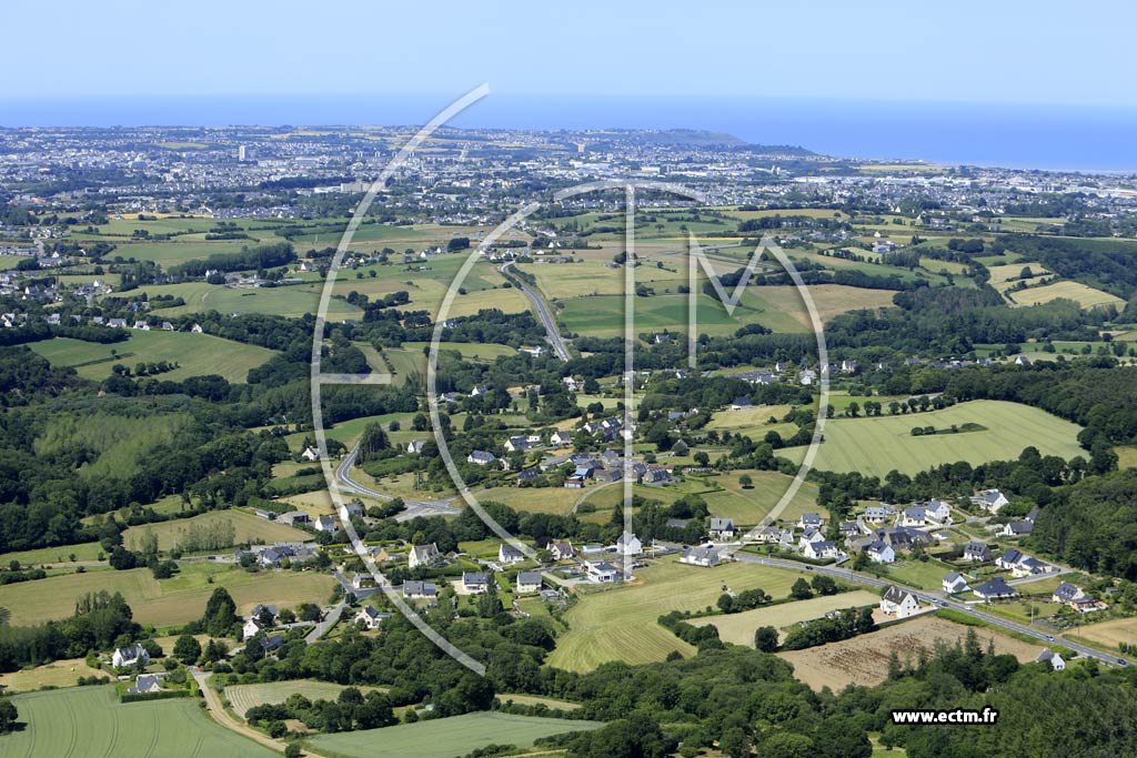 Photo arienne de Pldran (les Landes - la Mare)