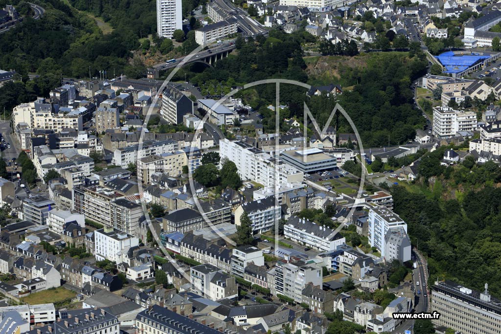 Photo arienne de Saint-Brieuc