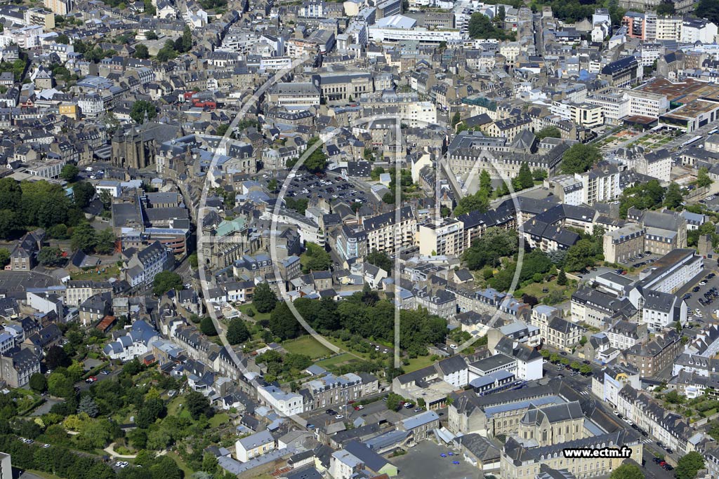 Photo arienne de Saint-Brieuc