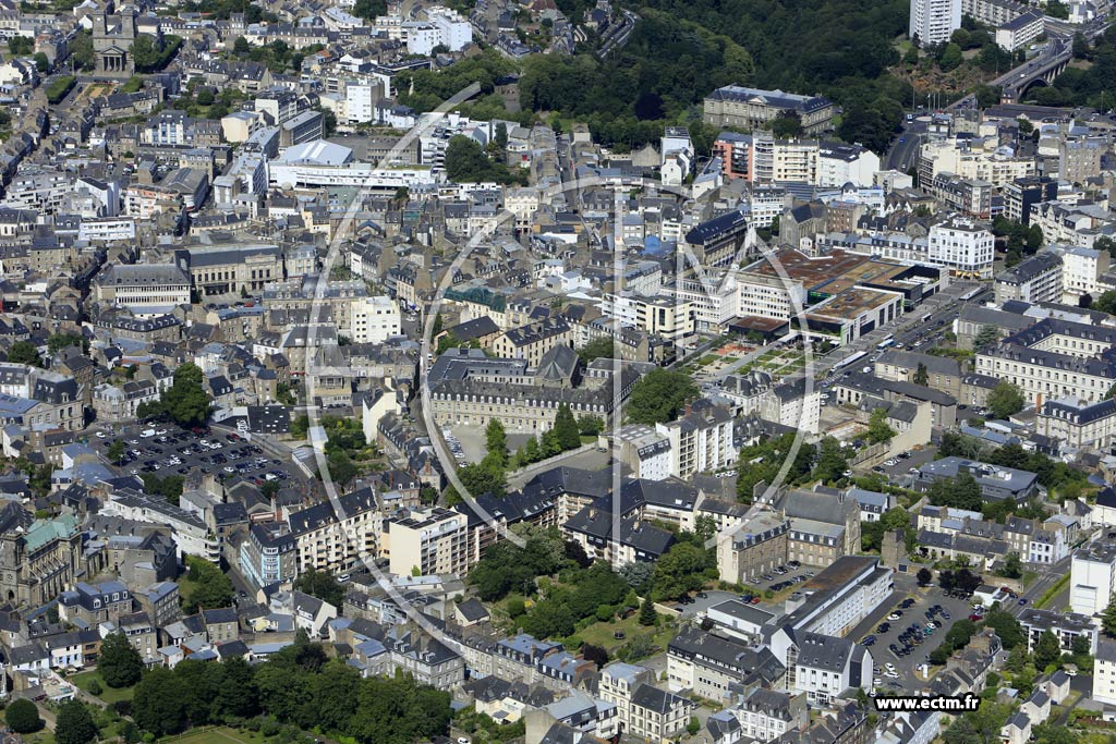 Photo arienne de Saint-Brieuc