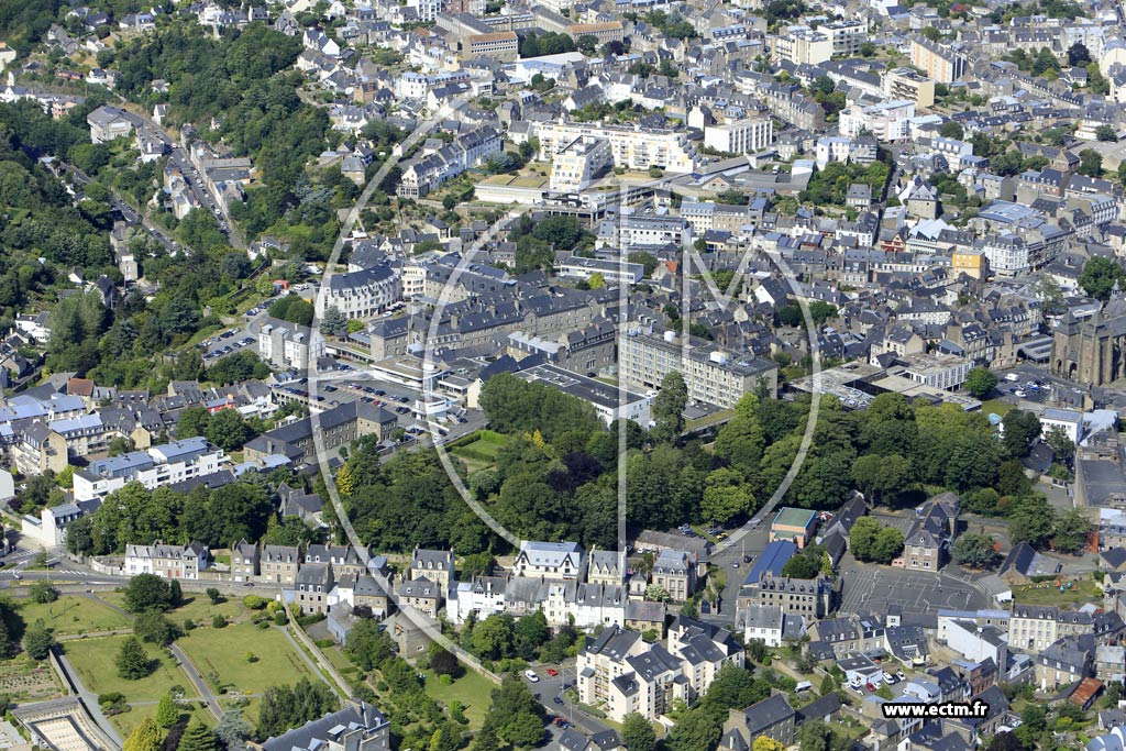 Photo arienne de Saint-Brieuc