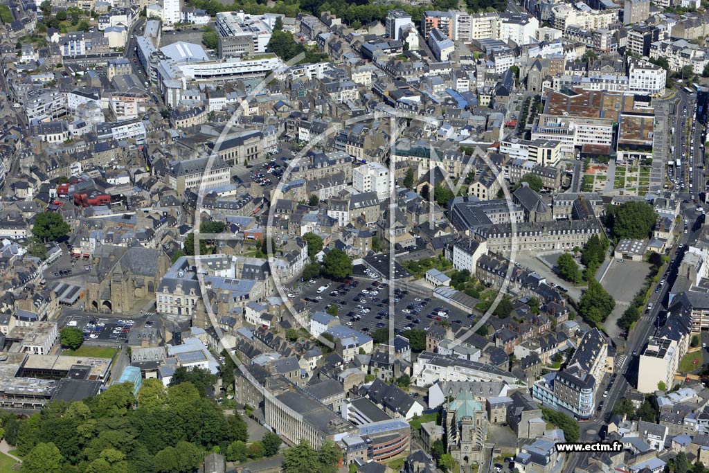 Photo arienne de Saint-Brieuc