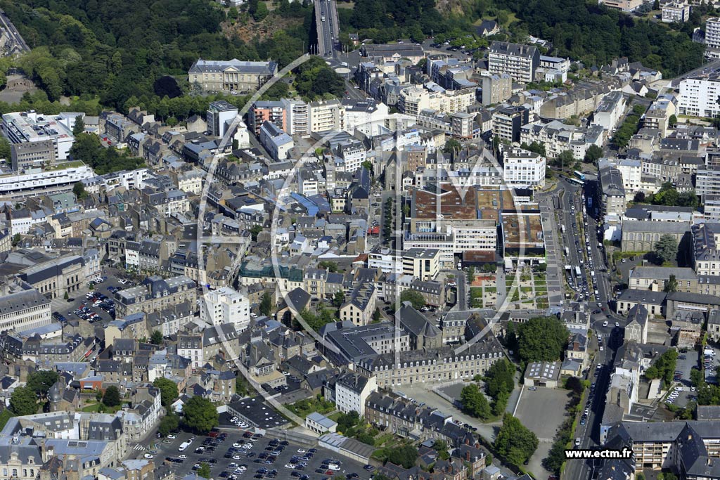 Photo arienne de Saint-Brieuc