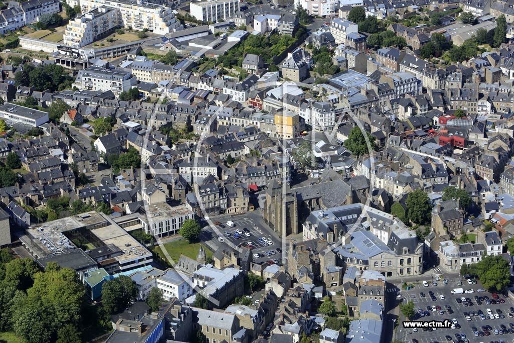 Photo arienne de Saint-Brieuc