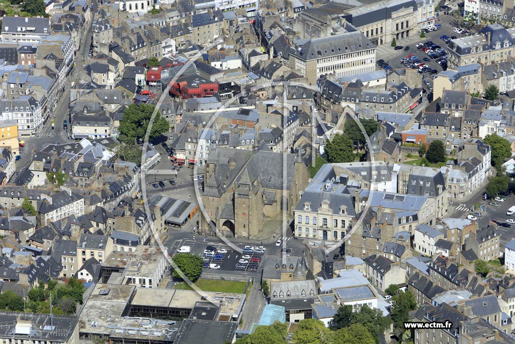 Photo arienne de Saint-Brieuc