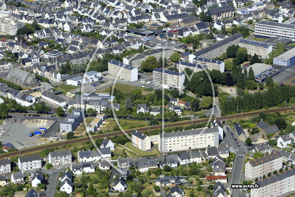 Photo arienne de Saint-Brieuc (Beauvallon)