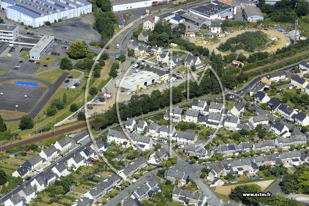 Photo arienne de Saint-Brieuc (Beauvallon)