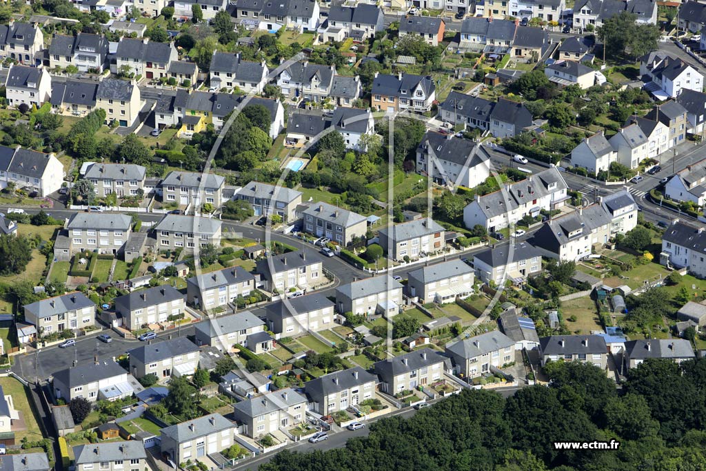 Photo arienne de Saint-Brieuc (la Croix Sainr-Lambert)