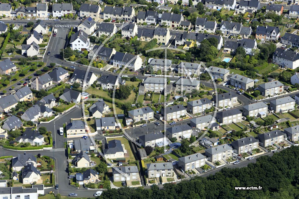 Photo arienne de Saint-Brieuc (la Croix Sainr-Lambert)