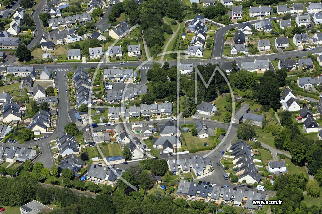 Photo arienne de Saint-Brieuc (la Croix Saint-Lambert)