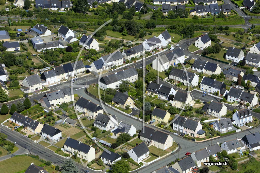 Photo arienne de Saint-Brieuc (la Ville Jouha)