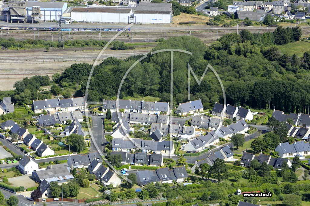 Photo arienne de Saint-Brieuc (la Ville Jouha)