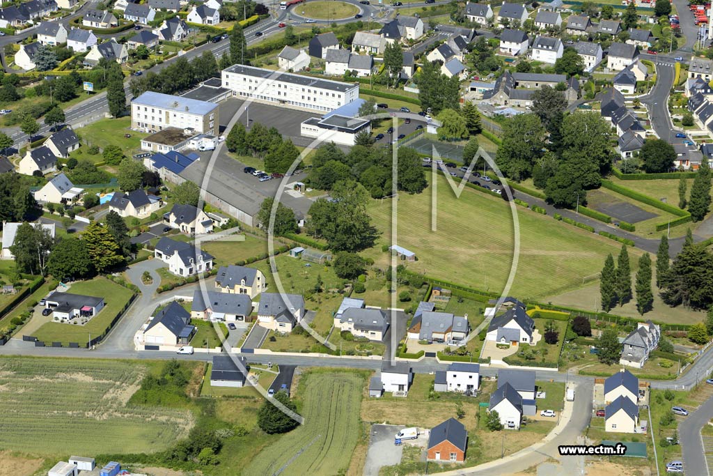 Photo arienne de Saint-Brieuc (la Ville Neuve)