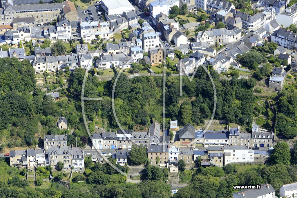 Photo arienne de Saint-Brieuc (le Tertre Notre-Dame)