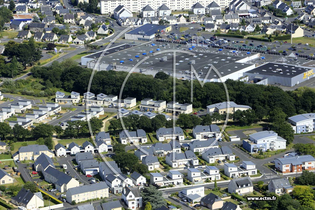 Photo arienne de Saint-Brieuc (le Vau Gicquel)