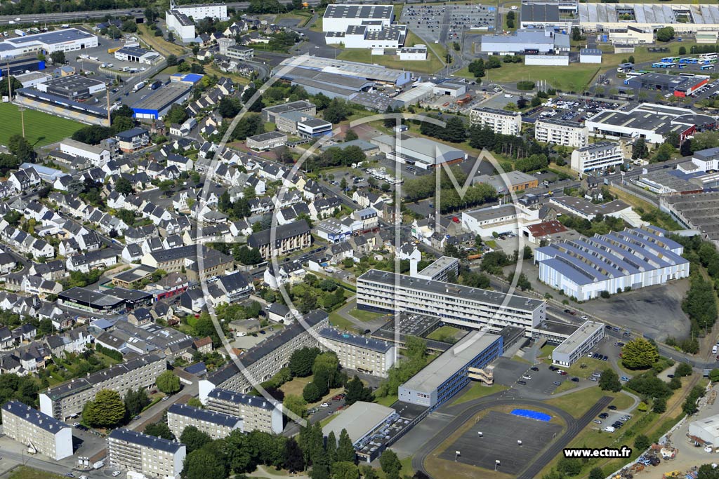 Photo arienne de Saint-Brieuc (Sainte-Thrse)