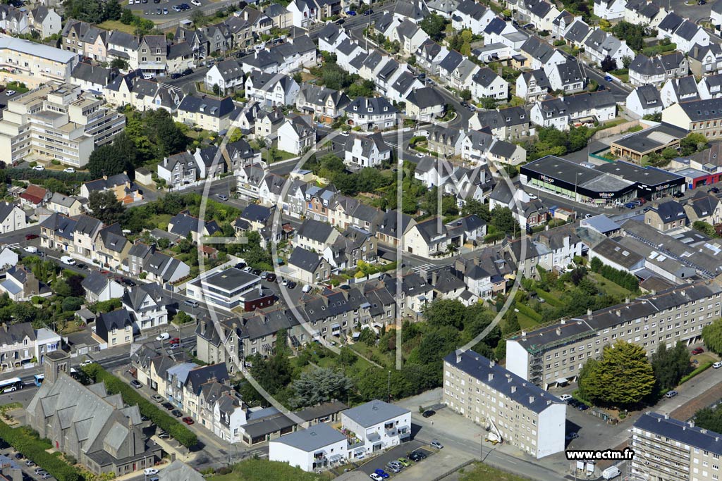 Photo arienne de Saint-Brieuc (Sainte-Thrse)