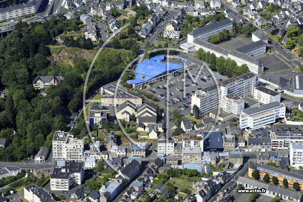 Photo arienne de Saint-Brieuc (Sainte-Thrse)