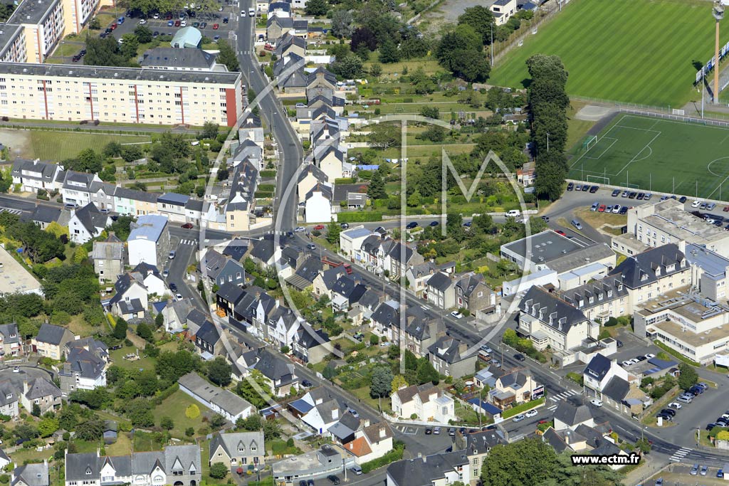 Photo arienne de Saint-Brieuc (Sainte-Thrse)
