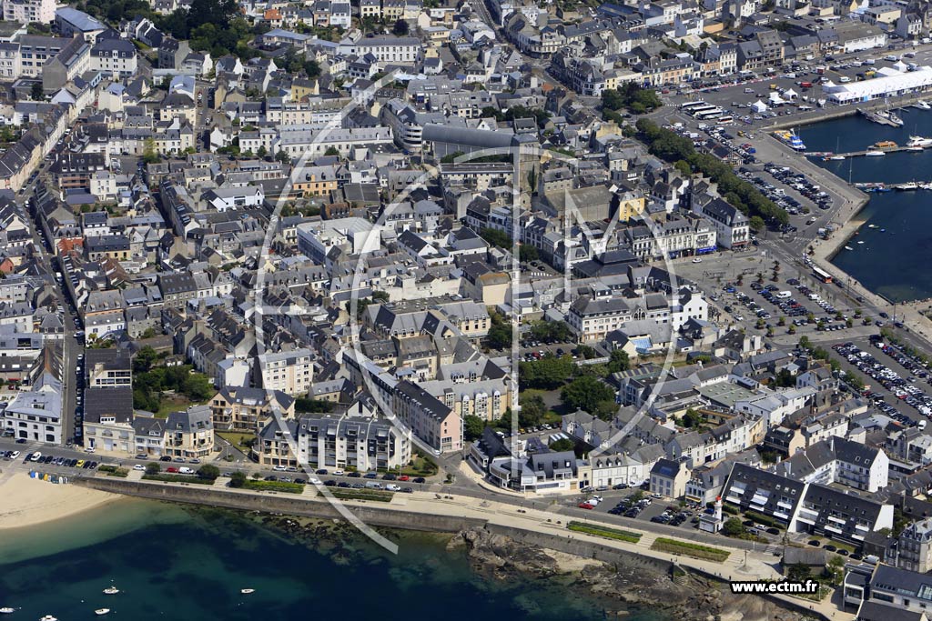 Photo arienne de Concarneau