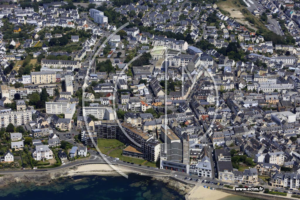 Photo arienne de Concarneau