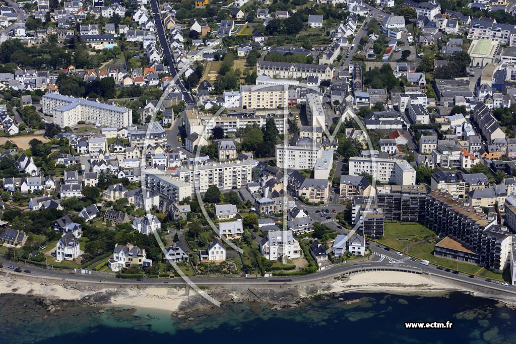 Photo arienne de Concarneau