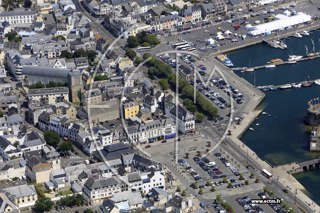 Photo arienne de Concarneau