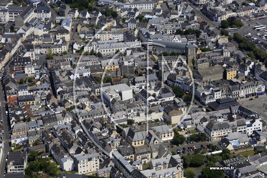 Photo arienne de Concarneau