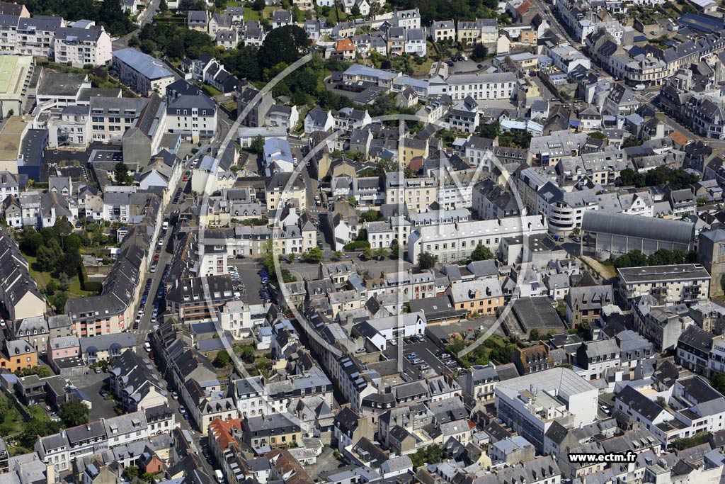 Photo arienne de Concarneau