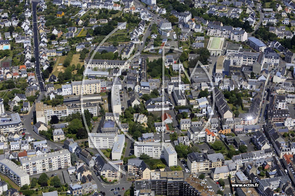 Photo arienne de Concarneau