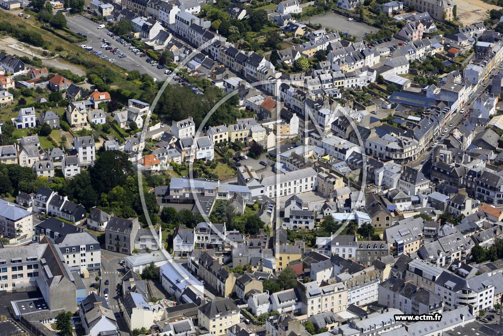 Photo arienne de Concarneau