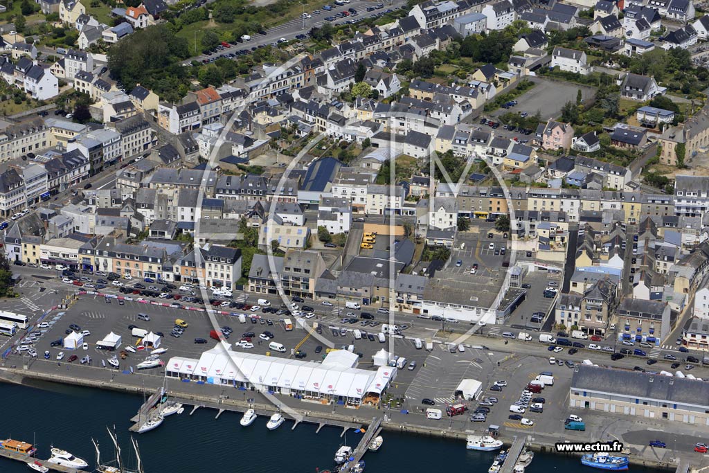 Photo arienne de Concarneau