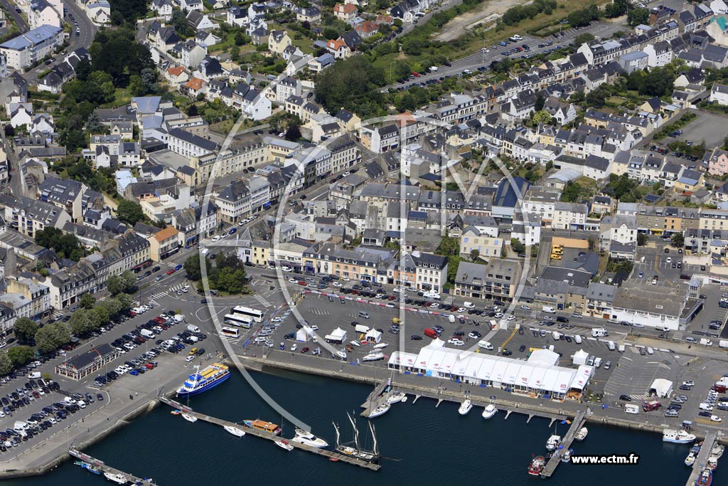 Photo arienne de Concarneau