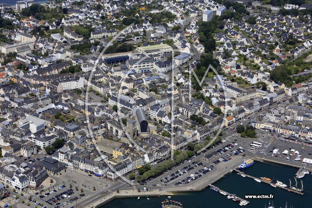 Photo arienne de Concarneau