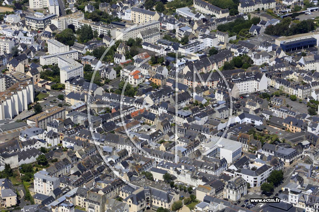 Photo arienne de Concarneau