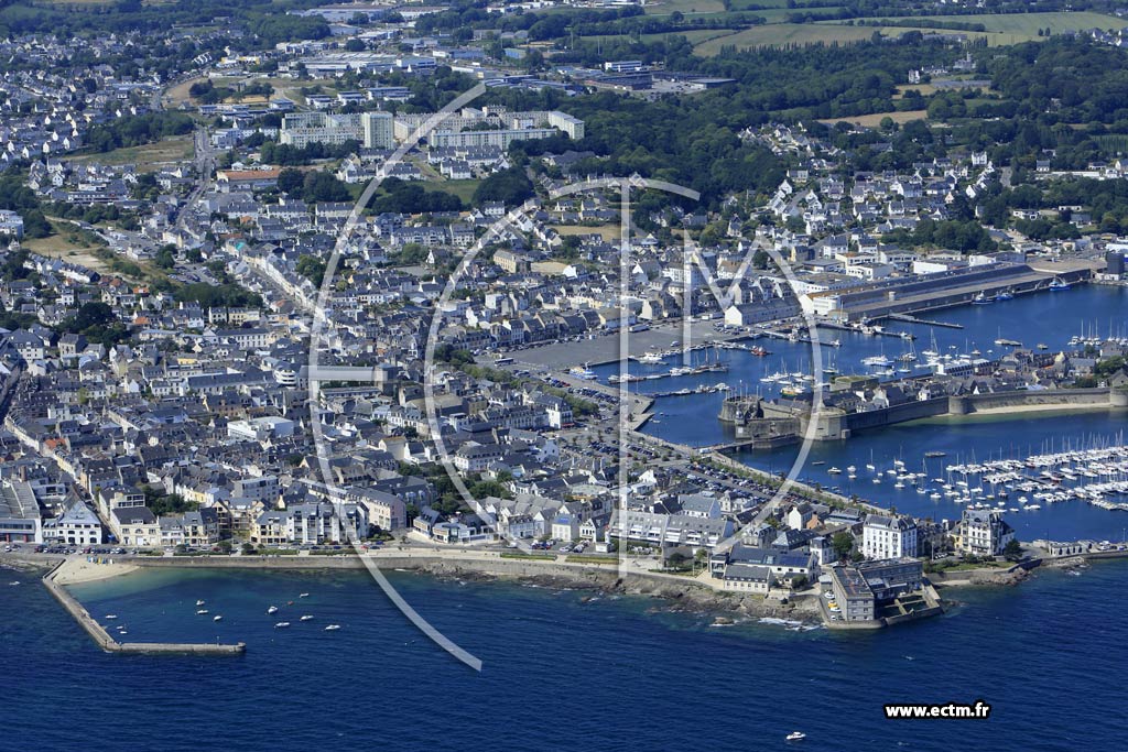 Photo arienne de Concarneau