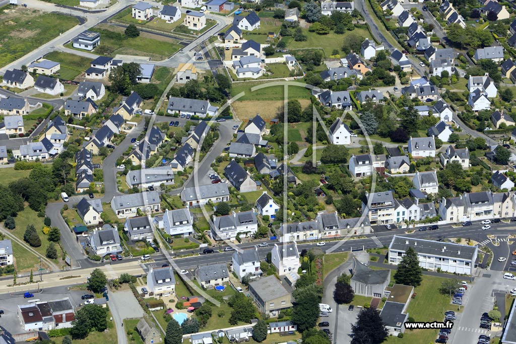 Photo arienne de Concarneau (Douric ar Zin)