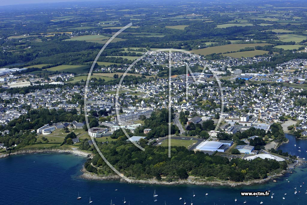 Photo arienne de Concarneau (Kerancalvez)