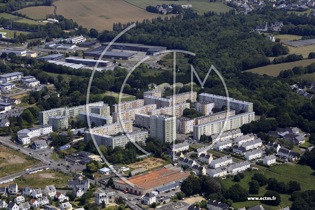 Photo arienne de Concarneau (Kerandon)