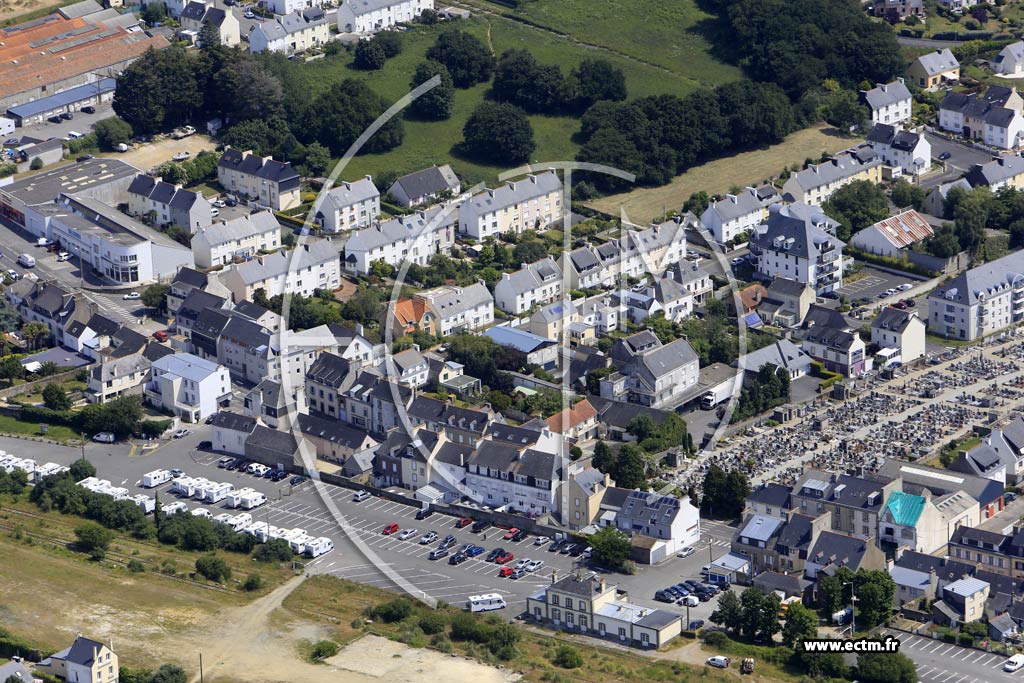 Photo arienne de Concarneau (la Glacire)